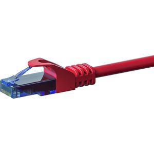 Danicom UTP CAT6a patchkabel / internetkabel 0,50 meter rood - 100% koper - netwerkkabel