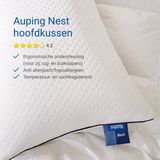 Auping Nest hoofdkussen - 60 x 70 cm - Ganzendons - Wit