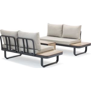 Sens-Line - Palmos - Loungeset - Taupe - Weerbestendig Materiaal