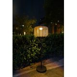 Valerie Garden - Buitenlamp - Rotan - Zwart - Solar