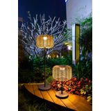 Valerie Garden - Buitenlamp - Rotan - Zwart - Solar