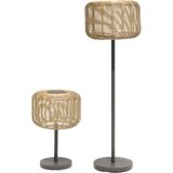 Valerie Garden - Buitenlamp - Rotan - Zwart - Solar
