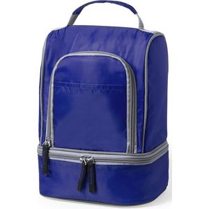 Koeltas - Lunchtas - Koeltasje lunch - Isolatie - Volwassenen - Dames - Heren - 20 x 27 cm - Polyester - PEVA - blauw