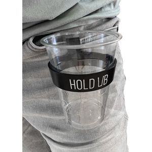Hold Ub - Bekerhouder - Zwart - Cupkeeper - ABS Materiaal