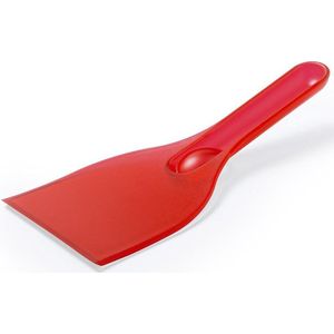 Ijskrabber auto – winter - auto accessoires – met handvat - rood