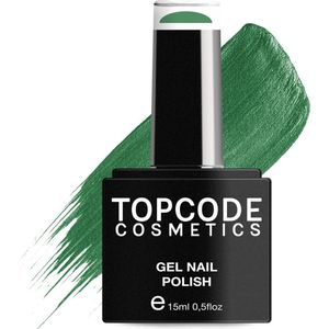 Groene Gellak van TOPCODE Cosmetics - Nilo Green - MCBL59 - 15 ml - Gel nagellak Groen gellac