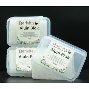 Aluinblokken 3x100gr - 100% Puur Aluin met bakjes