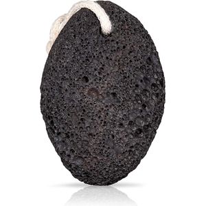 Puimsteen Zwart 1st - Eelt - Pumice Stone - 100% Natuurlijk - ± 9cm x 7cm x 4cm