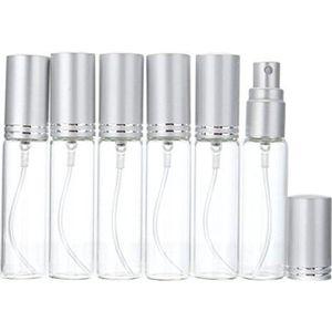 Sprayflesjes 10ml Helder 10st - Glas - Navulbaar - Doorzichtige Spray Flesjes Leeg
