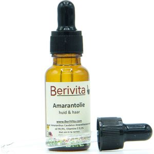 Amarant Olie Puur 20ml Pipetfles - Amarantolie voor Huid en Haren