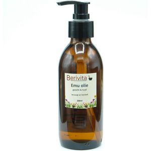 Emu Olie 100% 200ml Pompfles - Emoe Olie