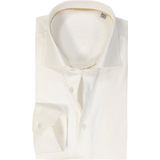 Ledub - Modern Fit Overhemd - Wit - 100% Katoen - Strijkvrij