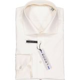 Ledub - Modern Fit Overhemd - Wit - 100% Katoen - Strijkvrij