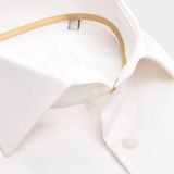 Ledub - Modern Fit Overhemd - Wit - 100% Katoen - Strijkvrij