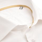 Ledub - Slim Fit Overhemd - Beige - Twill - Strijkvrij - Heren