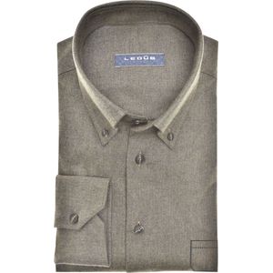 Ledub - Modern Fit - Overhemd - Groen - Katoen