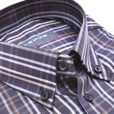 Ledub modern fit overhemd, donkerblauw