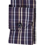 Ledub modern fit overhemd, donkerblauw
