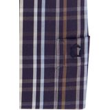 Ledub modern fit overhemd, donkerblauw