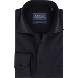 Ledub - Shirt Dress - Zwart - Katoen - Lange Mouw