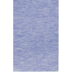 John Miller - Katoenen Overhemd - Gemêleerd - Lichtblauw - Slim Fit - 92% Katoen