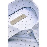 Business overhemd John Miller lichtblauw geprint katoen Slim Fit
