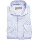 Business overhemd John Miller lichtblauw geprint katoen Slim Fit
