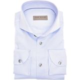 John Miller - Slim Fit Overhemd - Lichtblauw - Katoen