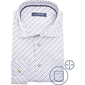 Ledub - Multicolor Fantasie - Overhemd - Katoen - Haifisch Kraag