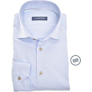 Ledub modern fit overhemd, popeline, lichtblauw