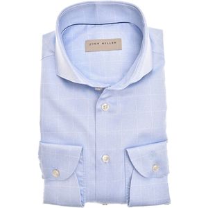 John Miller - Overhemd - Lichtblauw - Katoen - Tailored Fit