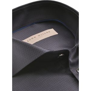 John Miller - Business Overhemd - Bruin - Normale Fit - Katoen - Strijkvrij