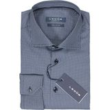 Ledub - Blauw Fantasie - Overhemd - 100% Katoen - Haifisch Kraag - Lange Mouwen