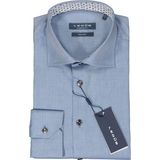 Ledub modern fit overhemd, middenblauw
