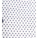 Ledub - Modern Fit Overhemd - Blauw - Poplin - Lange Mouwen