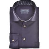 Ledub - Modern Fit - Overhemd - Donkerblauw - Strijkvriendelijk