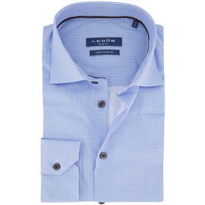 Ledub business overhemd blauw