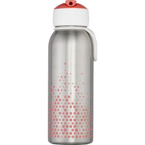 Mepal isoleerfles flip-up Campus – 350 ml – 12 uur koud / 9 uur warm – Drinkfles met rietje voor kinderen – Pink