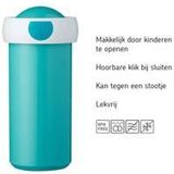 Mepal schoolbeker Campus – 300 ml – Sluit goed af – Drinkbeker voor kinderen – Flowers & Butterflies