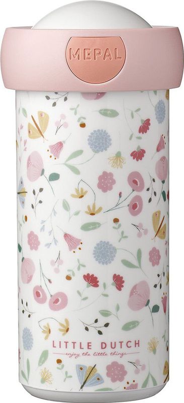 Mepal schoolbeker Campus – 300 ml – Sluit goed af – Drinkbeker voor kinderen – Flowers & Butterflies