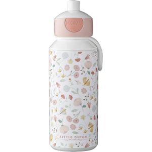 Mepal – Campus pop-up waterfles - Little Dutch - Drinkfles - 400 ml – Flowers & butterflies