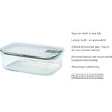 Mepal Glas Frischhaltedose EasyClip 1500 ml - Nordic sage