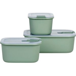 Mepal set vershouddozen EasyClip – 3 delig – Voorraaddoos – Nordic sage
