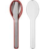 Mepal Besteckset  3-teilig "To Go"  Ellipse ¦ rosa/pink ¦ Edelstahl,Kunststoff ¦ Maße (cm): B: 5,1 H: 2,3 Geschirr & Besteck > Bestecksets - Sconto