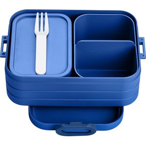 Mepal Bento Lunchbox midi – Broodtrommel - 4 boterhammen - Vivid blue