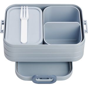 Mepal Bento Lunchbox midi – Broodtrommel 4 boterhammen Nordic blue
