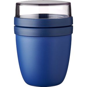 Mepal Lunchpot – 500 ml + 200 ml – Yoghurt en Muesli beker to go – Ellipse – Vivid blue