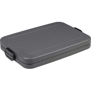 Mepal Lunchbox flat – Broodtrommel – 4 boterhammen Nordic black