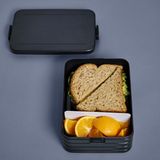 Mepal – Lunchbox Take a Break XL – Geschikt voor 12 boterhammen – Nordic black – Lunchbox voor volwassenen