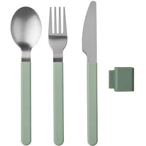 Mepal bestekset Silueta – 3-delig – Reisbestek – Nordic sage
